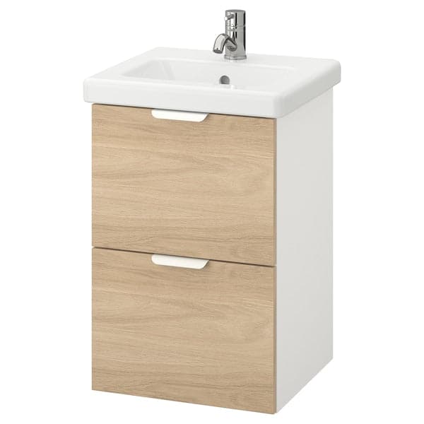 ENHET / TVÄLLEN - Washbasin cabinet with 2 drawers