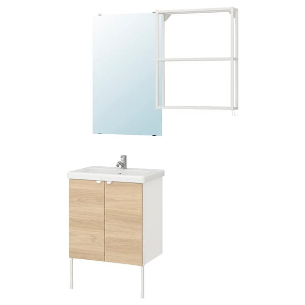 ENHET / TVÄLLEN - Bathroom furniture set, 11 pieces