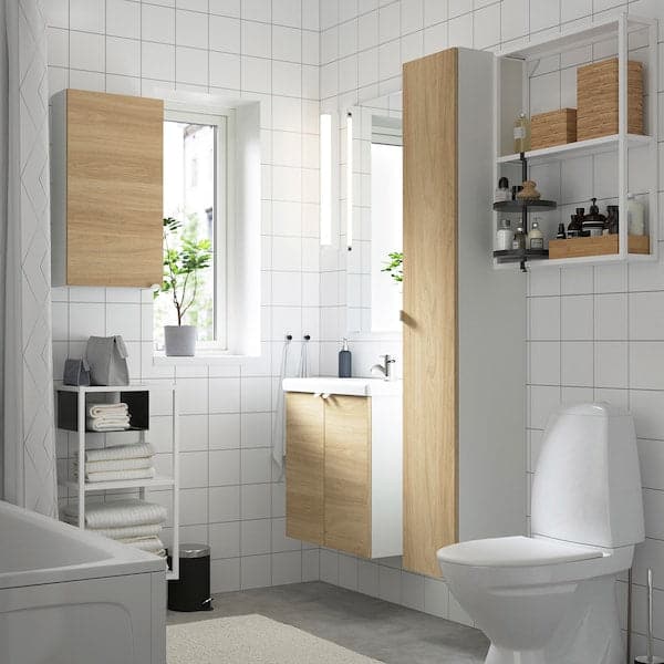 ENHET / TVÄLLEN - Bathroom furniture set, 13 pieces