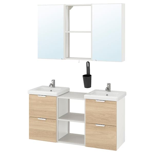 ENHET / TVÄLLEN - Bathroom furniture set, 22 pieces