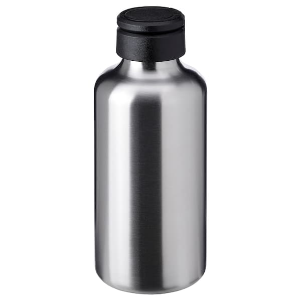 ENKELSPÅRIG - Water bottle, stainless steel/black
