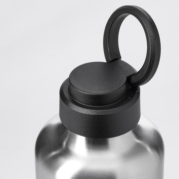 ENKELSPÅRIG - Water bottle, stainless steel/black