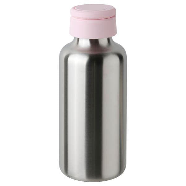 ENKELSPÅRIG - Water bottle, stainless steel/light pink