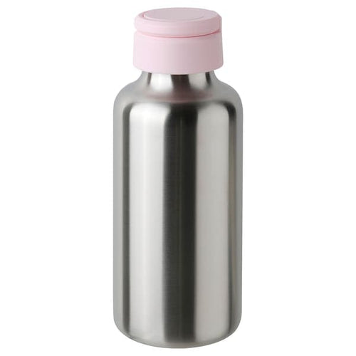 ENKELSPÅRIG - Water bottle, stainless steel/light pink, 0.5 l