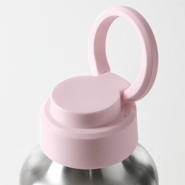 ENKELSPÅRIG - Water bottle, stainless steel/light pink
