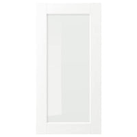 ENKÖPING - Glass door, white wood effect, 40x80 cm - best price from Maltashopper.com 20505792