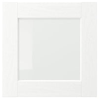 ENKÖPING - Glass door, white wood effect, 40x40 cm - Premium Kitchen & Dining Furniture Sets from Ikea - Just €25.99! Shop now at Maltashopper.com