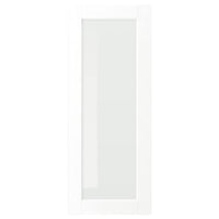 ENKÖPING - Glass door, white wood effect, 40x100 cm - best price from Maltashopper.com 80505789