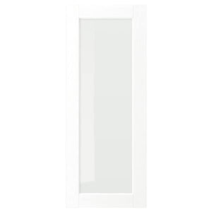 ENKÖPING - Glass door, white wood effect, 40x100 cm - best price from Maltashopper.com 80505789