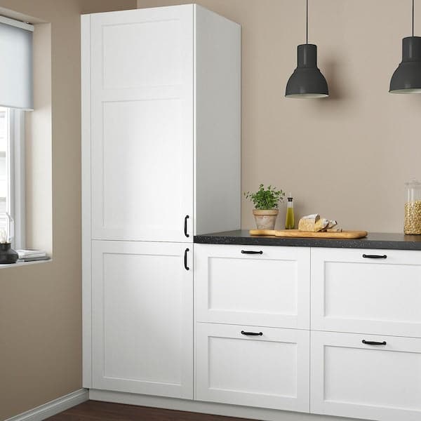 ENKÖPING - Door, white wood effect, 20x80 cm - best price from Maltashopper.com 30505758