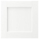 ENKÖPING door, white wood effect, 40x40 cm