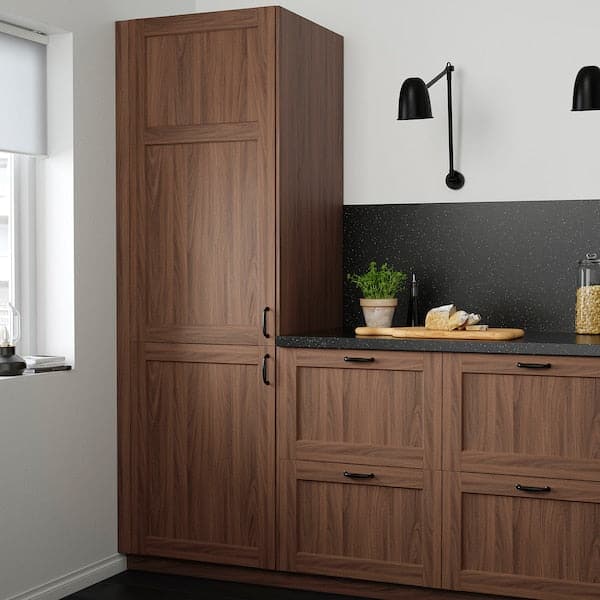 ENKÖPING Door, brown walnut effect, 30x80 cm - best price from Maltashopper.com 60516576