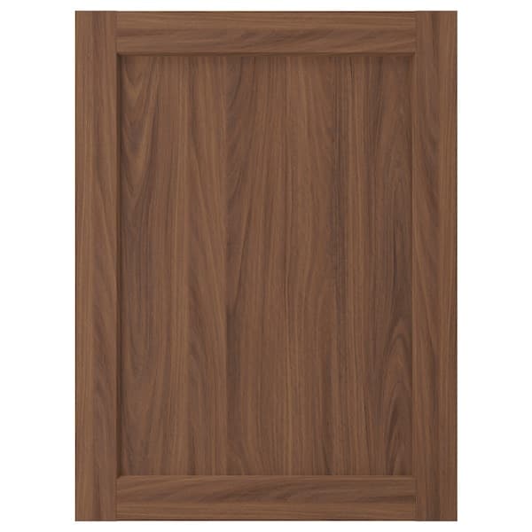 ENKÖPING - Door, brown walnut effect, 60x80 cm