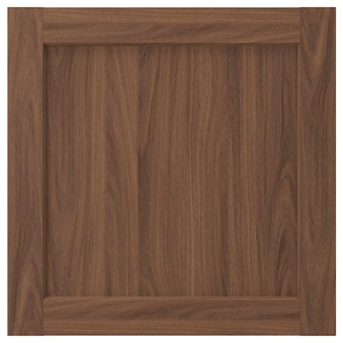 ENKÖPING - Door, brown walnut effect, 60x60 cm