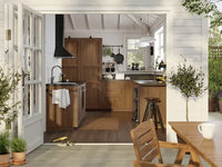 ENKÖPING Door, brown walnut effect,40x140 cm - best price from Maltashopper.com 20516578