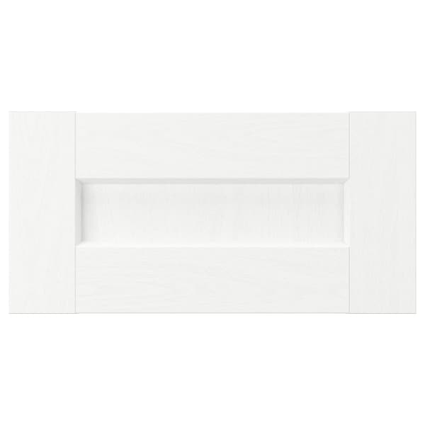 ENKÖPING - Drawer front, white wood effect, 40x20 cm - best price from Maltashopper.com 30505777