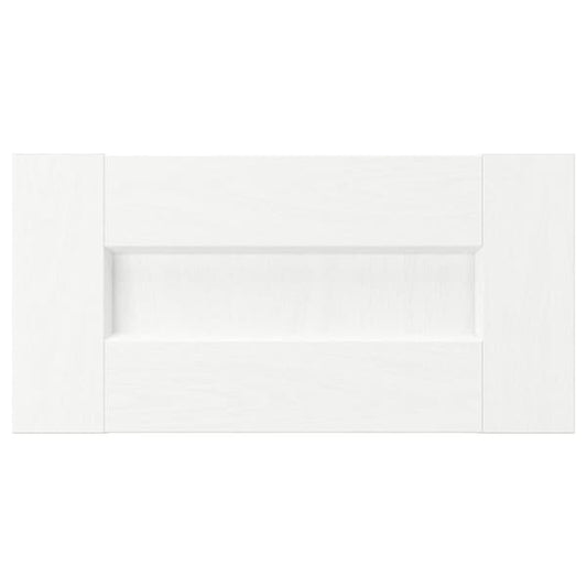 ENKÖPING - Drawer front, white wood effect, 40x20 cm - best price from Maltashopper.com 30505777