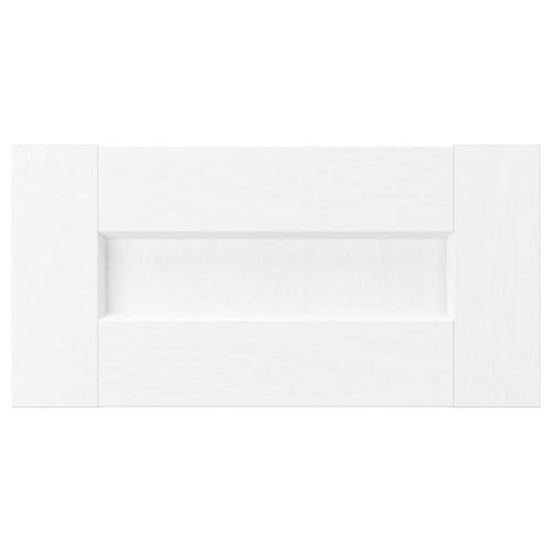 ENKÖPING - Drawer front, white wood effect, 40x20 cm