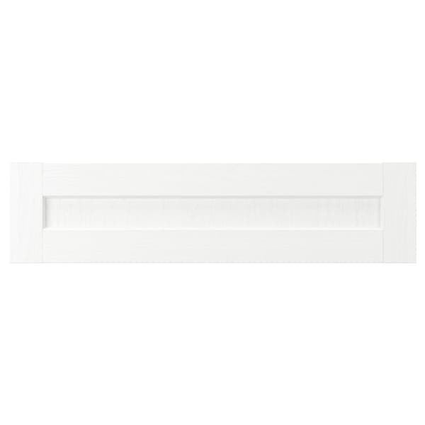 ENKÖPING - Drawer front, white wood effect, 80x20 cm - best price from Maltashopper.com 10505783