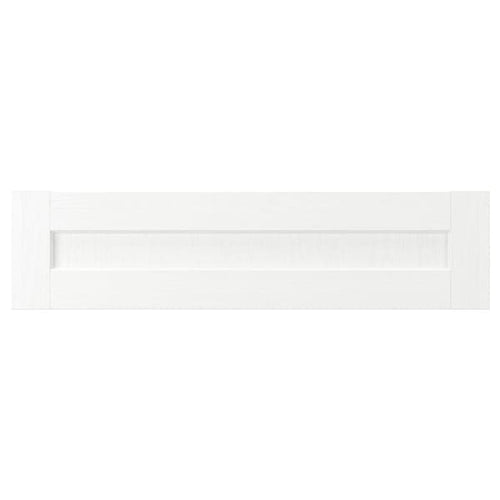 ENKÖPING - Drawer front, white wood effect, 80x20 cm