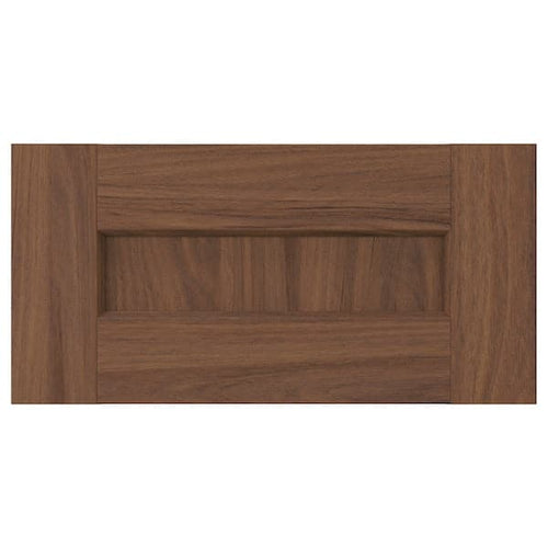 ENKÖPING - Drawer front, brown walnut effect, 40x20 cm