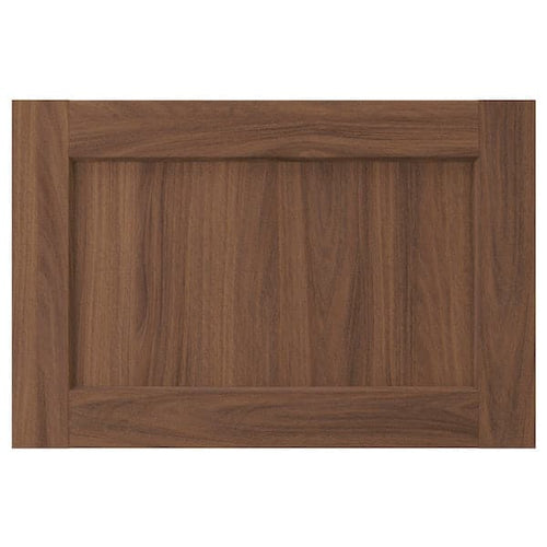 ENKÖPING - Drawer front, brown walnut effect, 60x40 cm