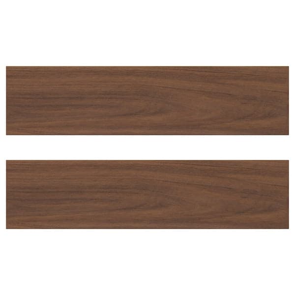 ENKÖPING Drawer front, brown walnut effect,40x10 cm - best price from Maltashopper.com 30516592
