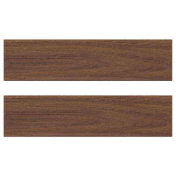 Ikea ENKÖPING - Drawer front, brown walnut effect, 40x10 cm