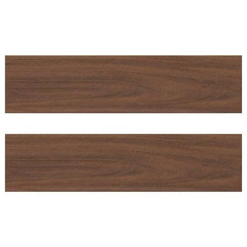 ENKÖPING - Drawer front, brown walnut effect, 40x10 cm