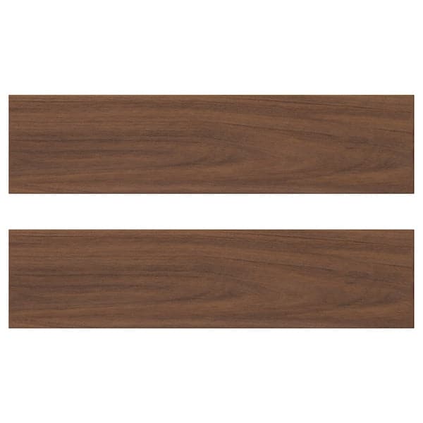 ENKÖPING - Drawer front, brown walnut effect, 40x10 cm