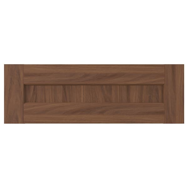 Ikea ENKÖPING - Drawer front, brown walnut effect, 60x20 cm