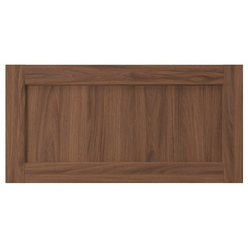 ENKÖPING - Drawer front, brown walnut effect, 80x40 cm