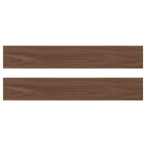 ENKÖPING - Drawer front, brown walnut effect, 60x10 cm