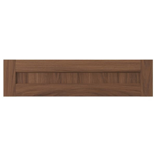 Ikea ENKÖPING - Drawer front, brown walnut effect, 80x20 cm