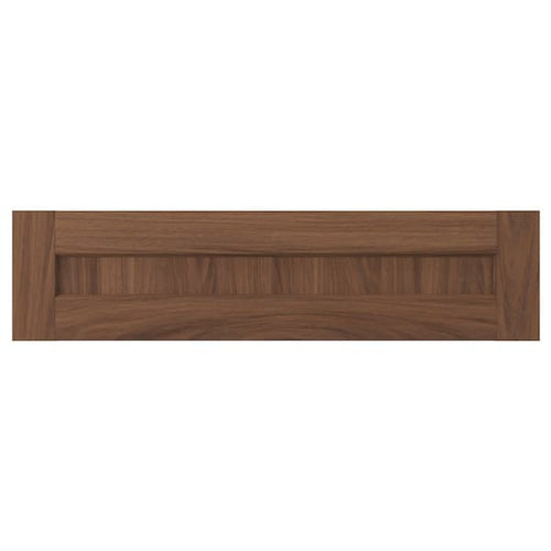 ENKÖPING - Drawer front, brown walnut effect, 80x20 cm