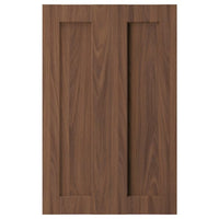 ENKÖPING 2-p door set for corner base cabinet, brown walnut effect,25x80 cm - best price from Maltashopper.com 50516591