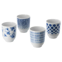 ENTUSIASM - Mug, patterned/blue, 22 cl - best price from Maltashopper.com 10417244