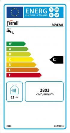 CALYPSO 2 80LT ELECTRIC WATER HEATER