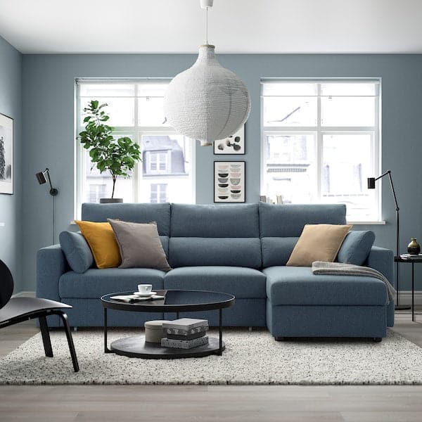 ESKILSTUNA - 3-seater sofa with chaise-longue , - best price from Maltashopper.com 99520191