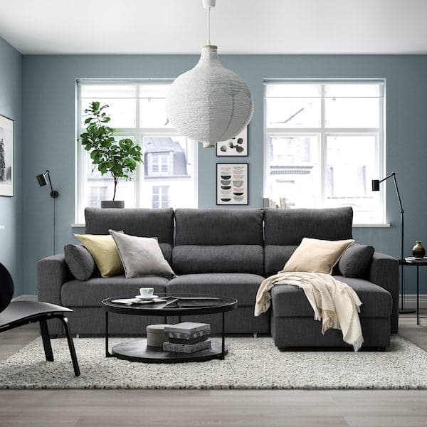 Ikea ESKILSTUNA - 3-seater sofa with chaise-longue ,