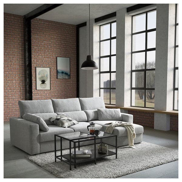 Ikea ESKILSTUNA - 3-seater sofa with chaise-longue ,
