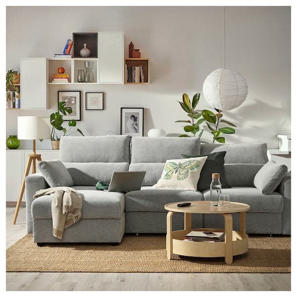 ESKILSTUNA - 3-seater sofa with chaise-longue , - best price from Maltashopper.com 79520192