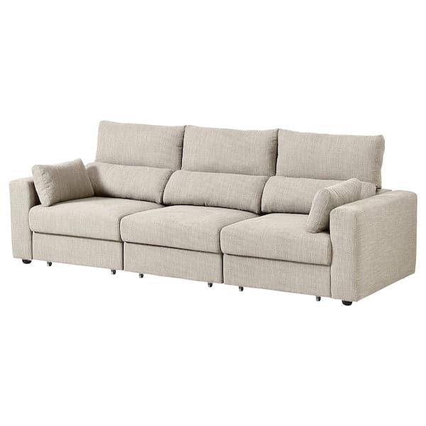 ESKILSTUNA - 3-seater sofa, Hillared beige , - best price from Maltashopper.com 39537397