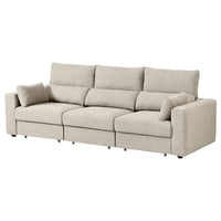 ESKILSTUNA 3-seat sofa, Hillared beige, 268x100x109 cm
