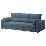 ESKILSTUNA 3-seat sofa, Gunnared blue, 268x100x109 cm