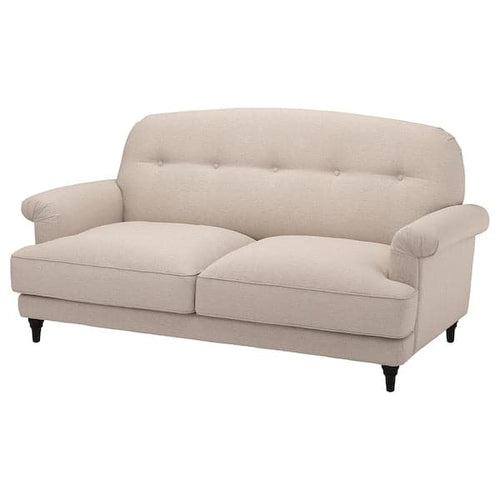 ESSEBODA - 2-seater sofa, Knäbäck light beige/brown ,