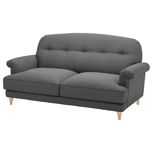 ESSEBODA - 2-seater sofa, Tallmyra/smoke birch grey ,