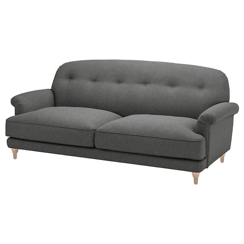 ESSEBODA - 3-seater sofa, Tallmyra/smoke birch grey ,