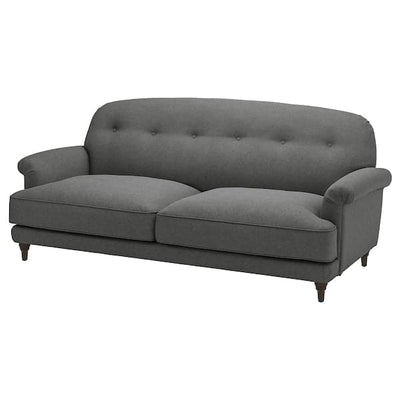 ESSEBODA - 3-seat sofa, Tallmyra smoky grey / brown - best price from Maltashopper.com 79443504