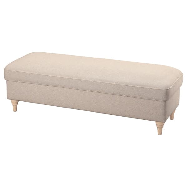 ESSEBODA - Bench with Storage, Knäbäck/light birch beige , - best price from Maltashopper.com 09443381